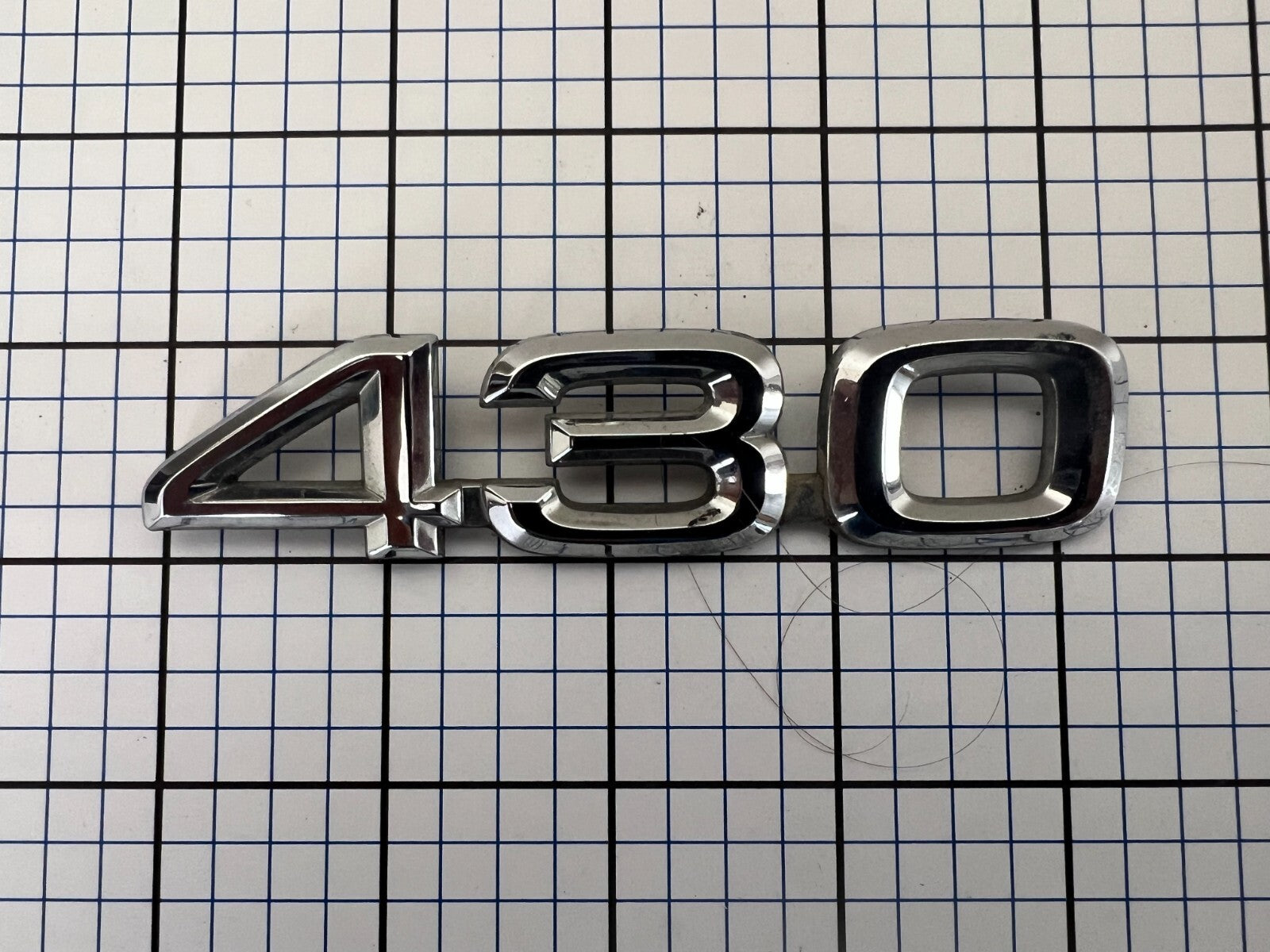 LEXUS Ls430 2001 2002 2003 Rear Trunk Emblem "430" Only