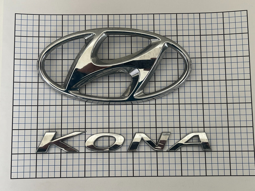 HYUNDAI KONA 2017 Trunk Emblem Badge Logo Set