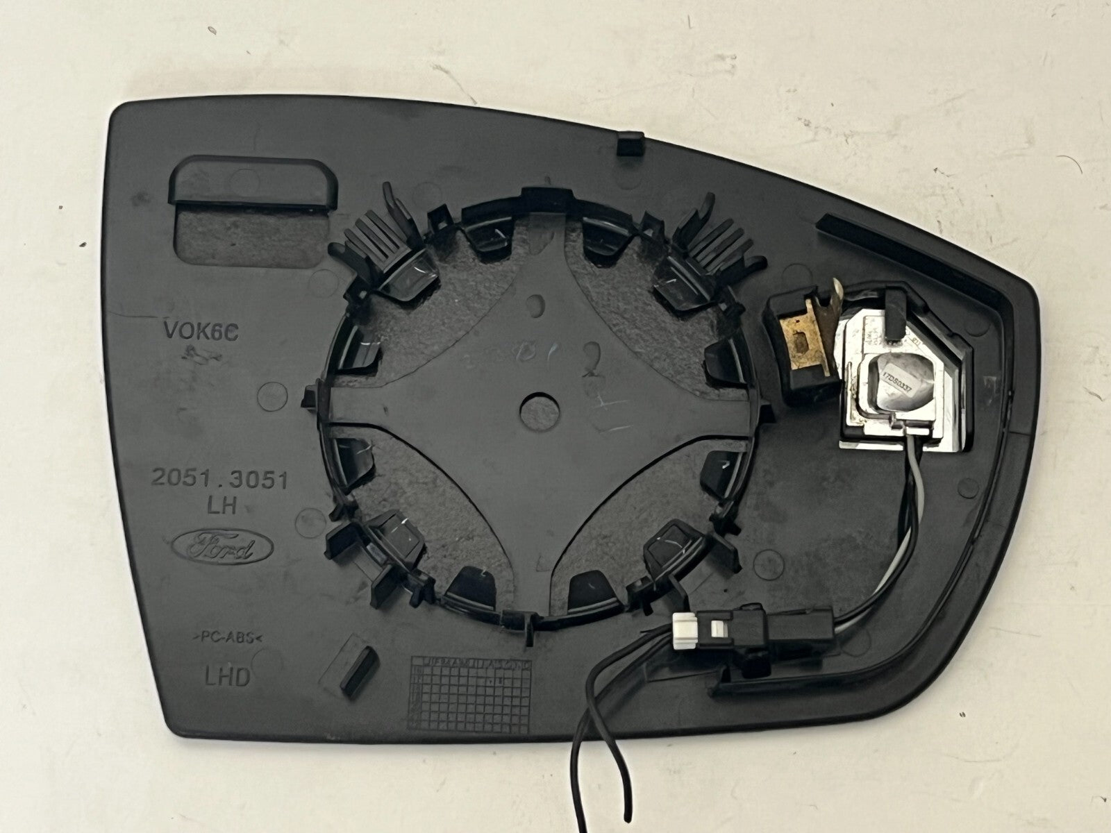 FORD Escape C-max LEFT SIDE NON Heated Blind SPOT LED LAMP Mirror Glass 2013