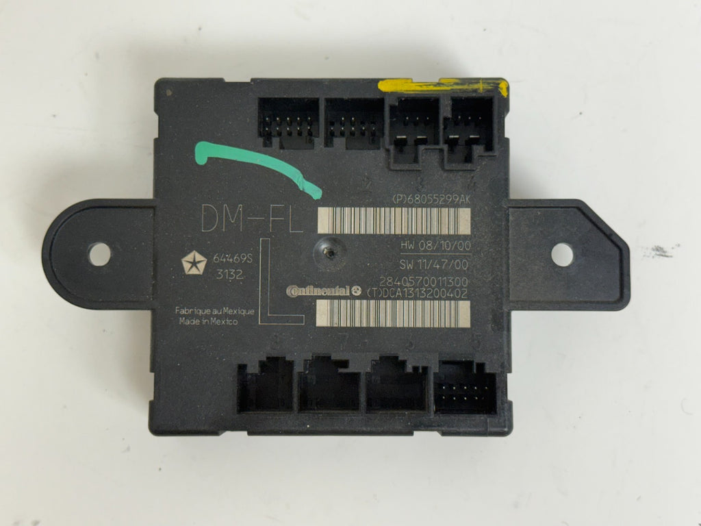 DODGE RAM Jeep Cherokee Driver Side Door Left LH Module P68055299ak 2011 - 2013