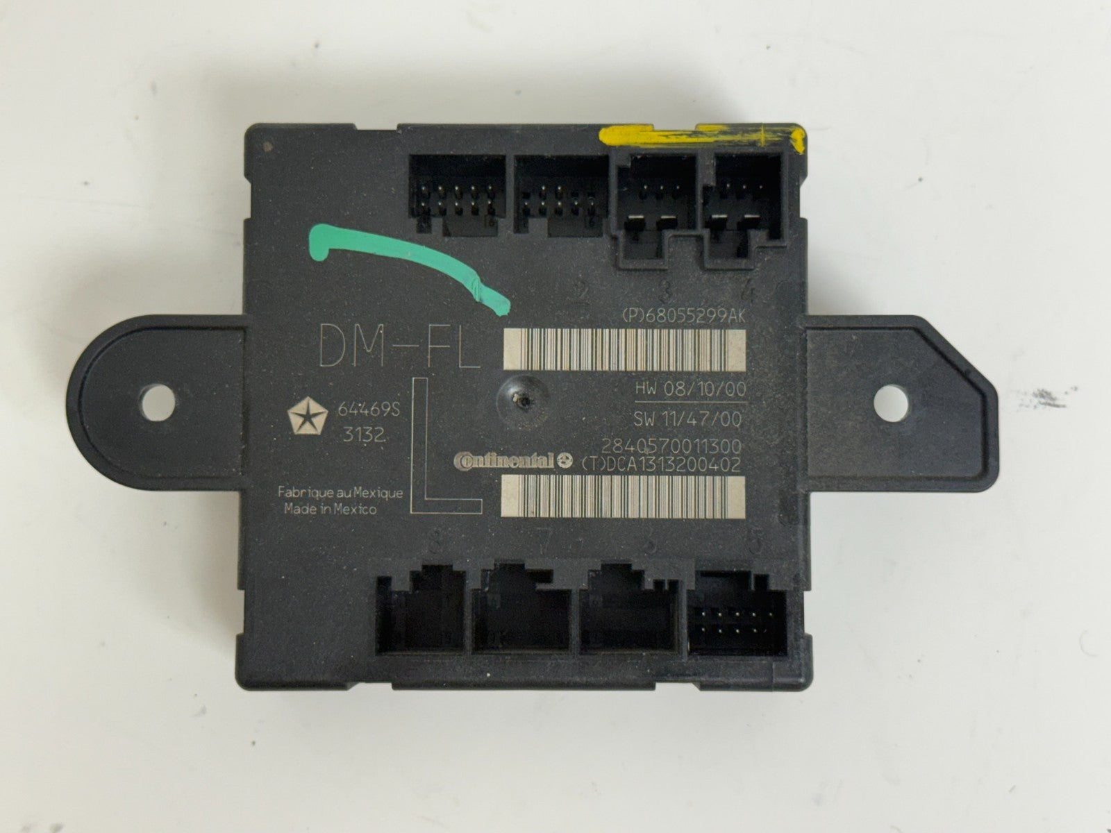 DODGE RAM Jeep Cherokee Driver Side Door Left LH Module P68055299ak 2011 - 2013