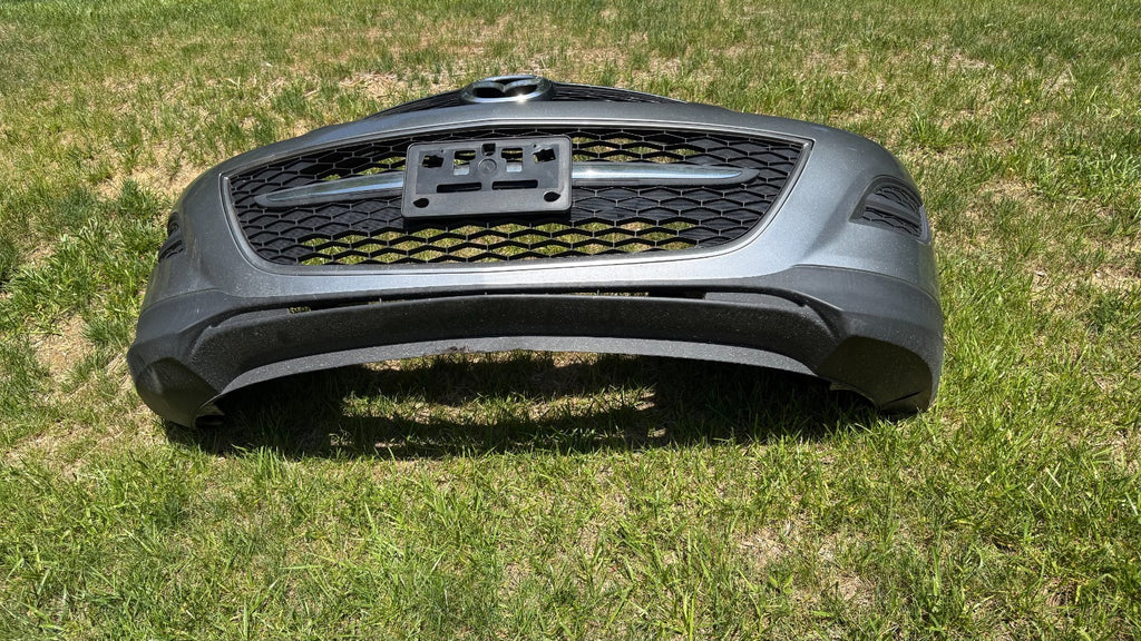 2010-2012 Mazda Cx-9 Front Bumper Shell Cover With Grilles And Foam Insert Gray