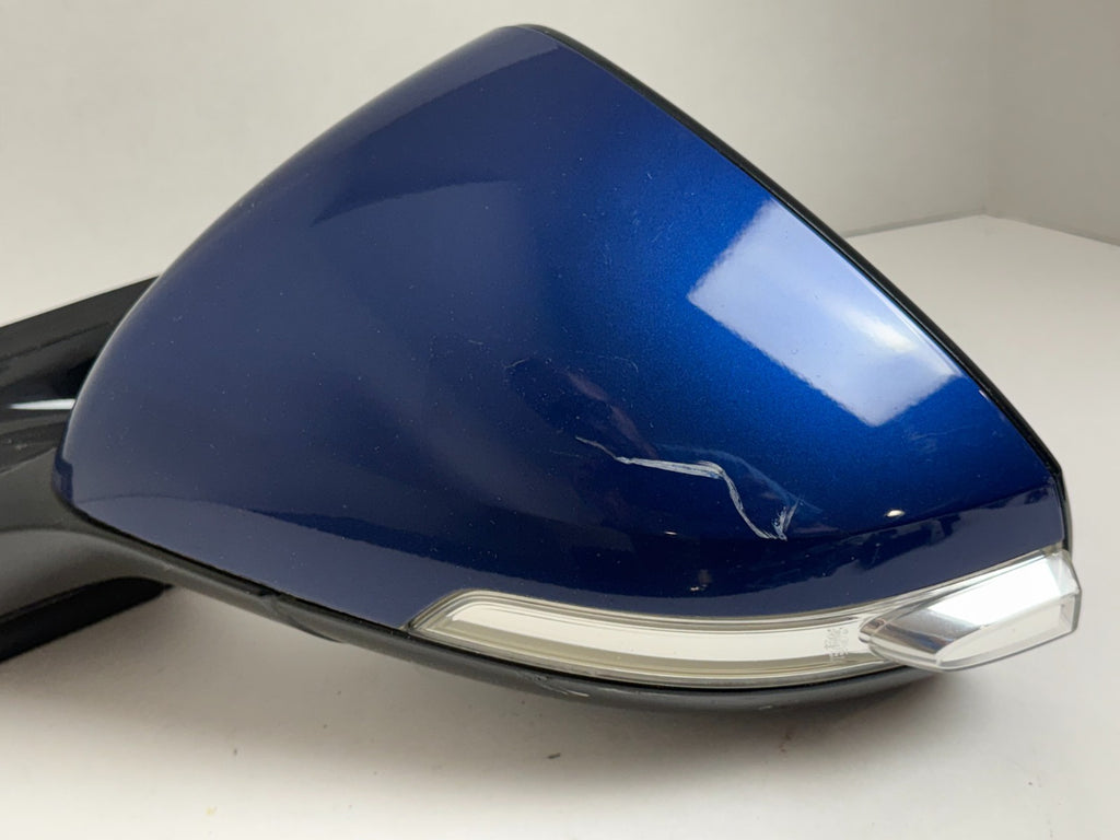 2011-2015 Chevrolet Volt Left Driver Side View Mirror Blue Scratched