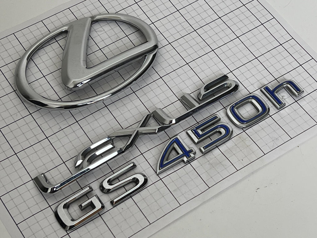 LEXUS Gs450h 2006 - 2009 Rear Trunk Emblem Logo Full Set GS 450h Hybrid