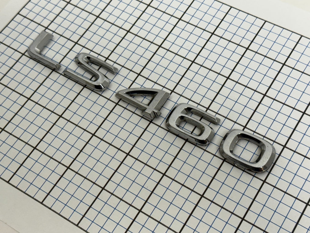 LEXUS Ls460 2007 - 2012 Rear Trunk Emblem "ls460" Only Right Side