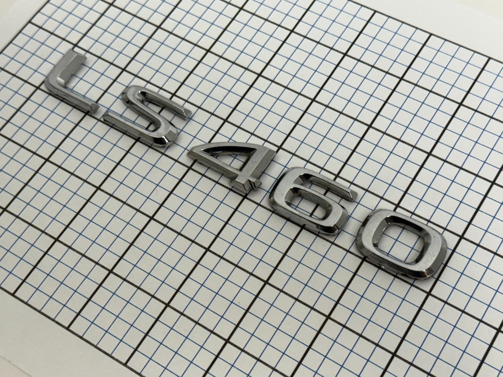 LEXUS Ls460 2007 - 2012 Rear Trunk Emblem "ls460" Only Right Side