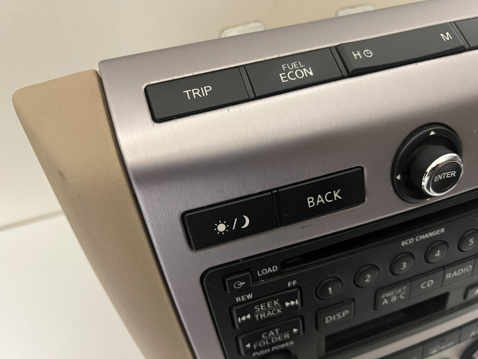 NISSAN Murano 2007 DASH Console Radio CD Changer BOSE Beige 28188-cc200