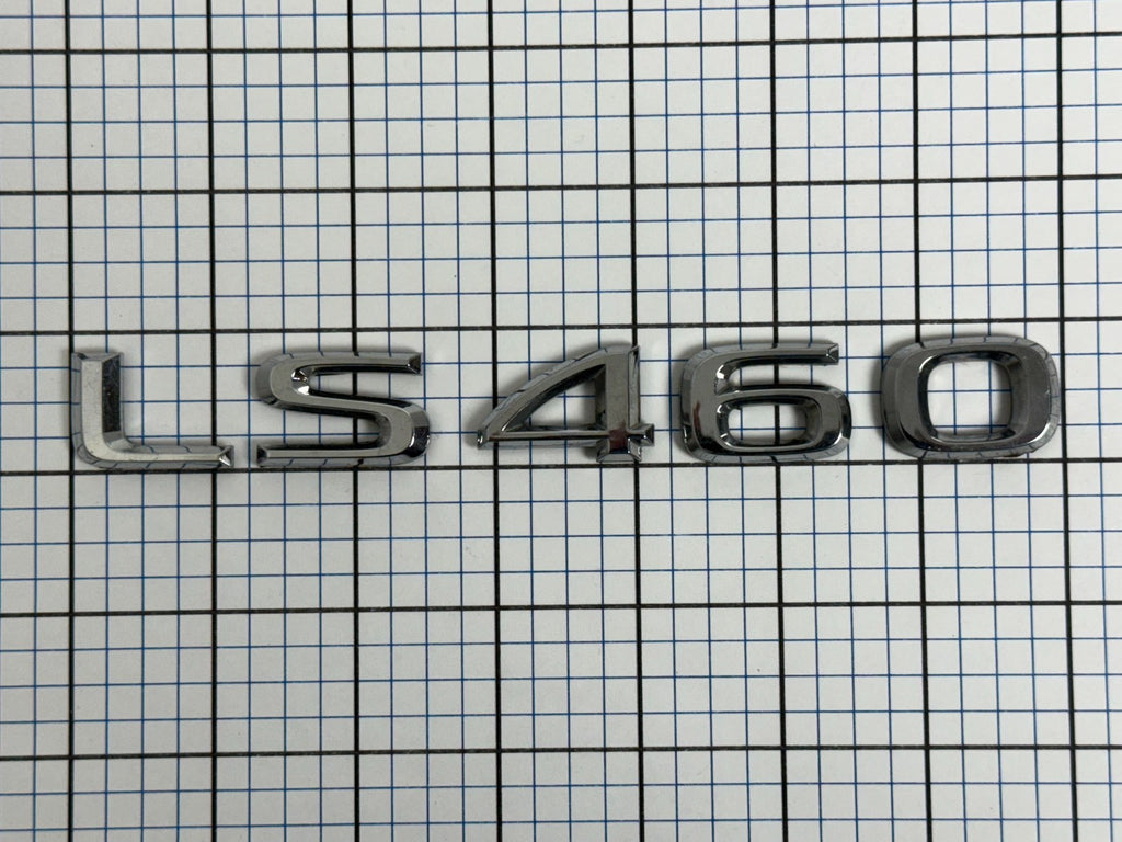 LEXUS Ls460 2007 - 2012 Rear Trunk Emblem "ls460" Only Right Side