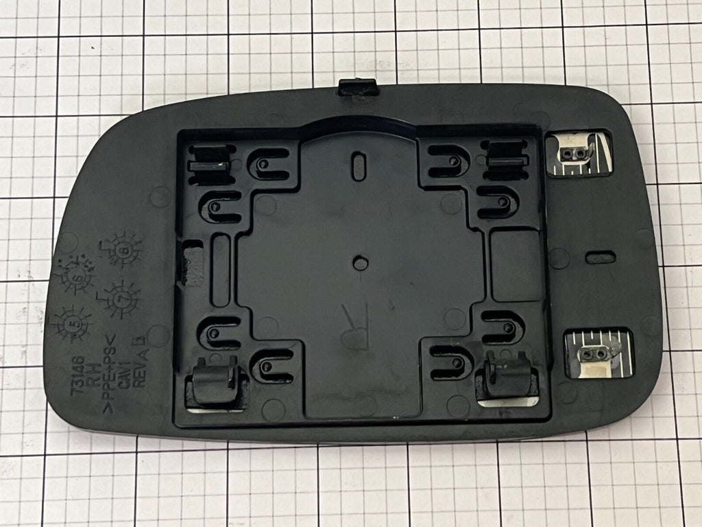 TOYOTA Camry 2007 2011 Right DOOR Passenger SIDE Heated Mirror Glass