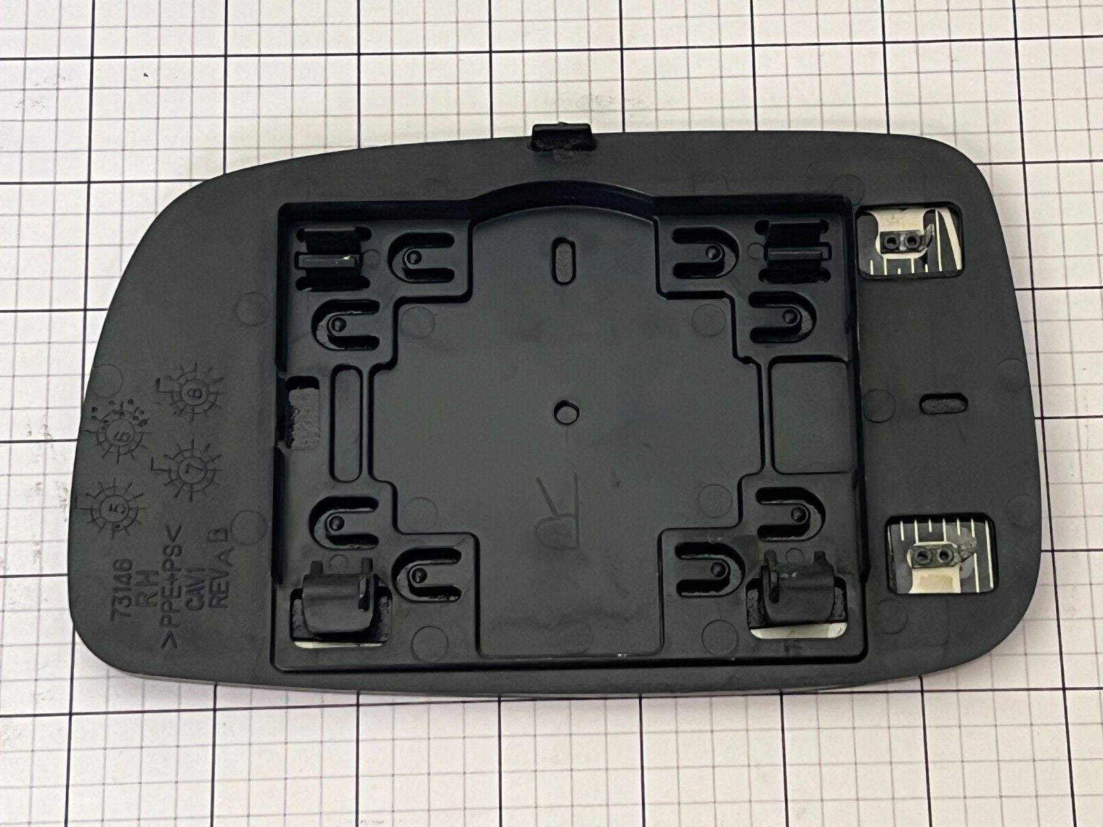 TOYOTA Camry 2007 2011 Right DOOR Passenger SIDE Heated Mirror Glass
