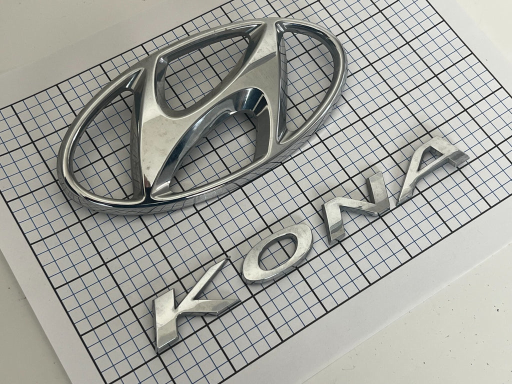 HYUNDAI KONA 2017 Trunk Emblem Badge Logo Set