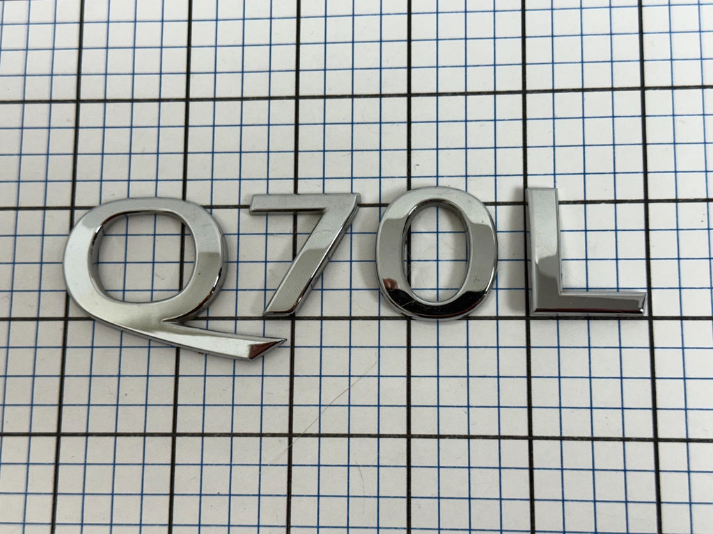 INFINITI Q70l Sedan 14 - 19 Trunk Emblem Letters Logo