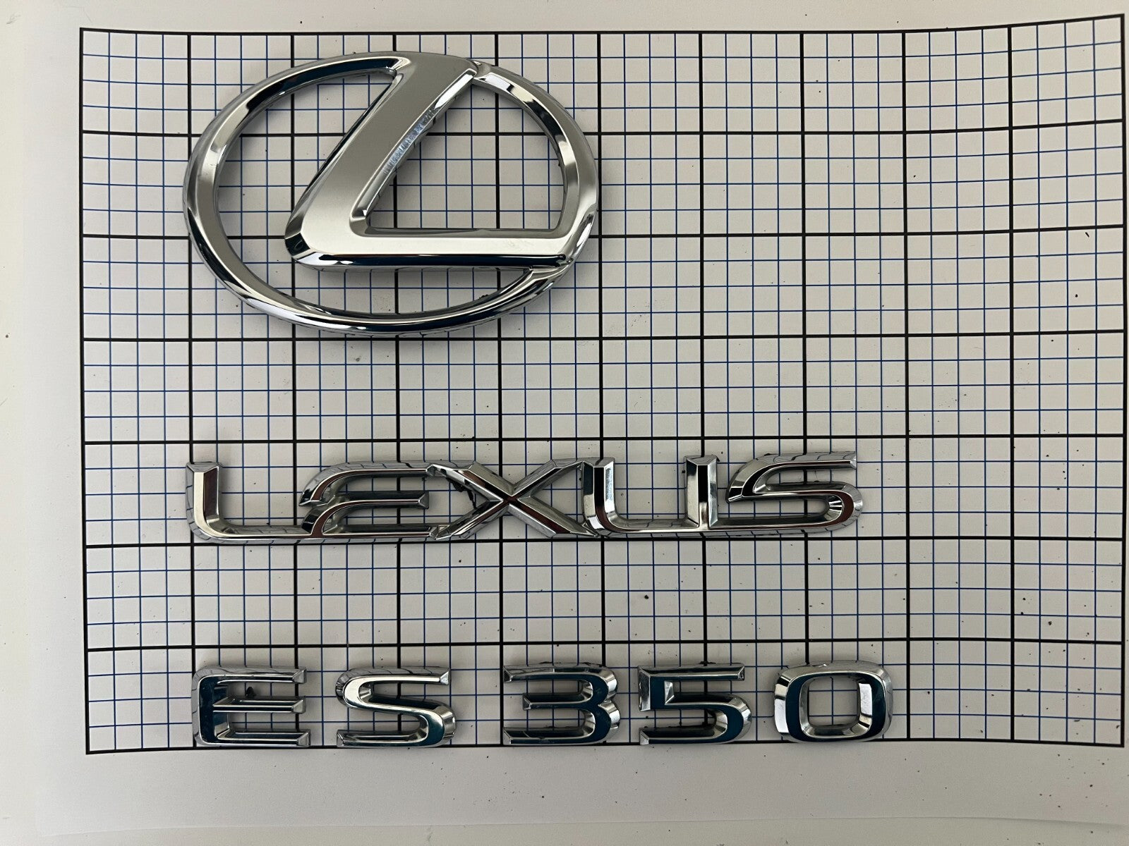 LEXUS Es350 2007-2010 Rear Trunk Emblem Logo Full Set ES 350