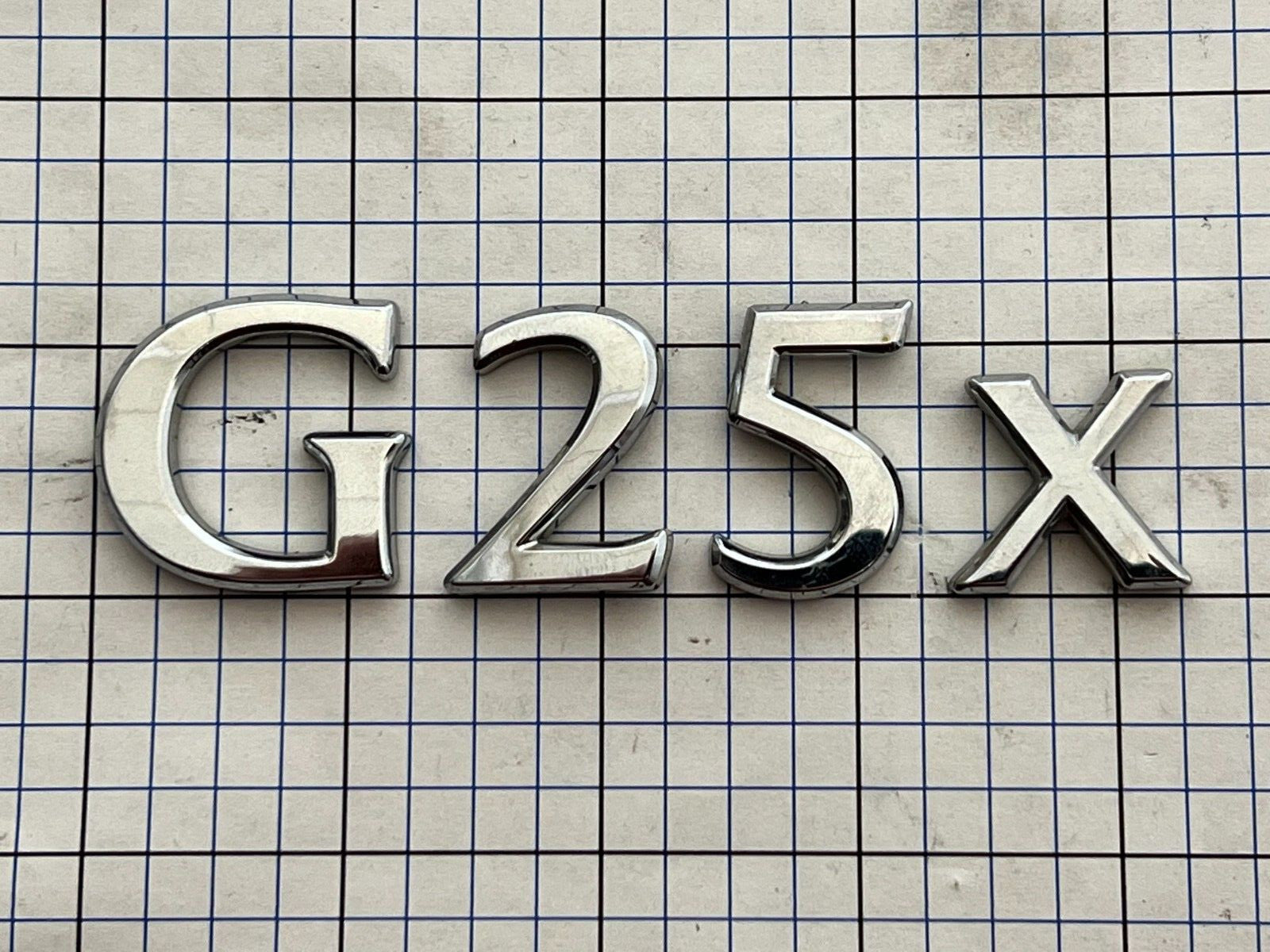 INFINITI G25x Sedan 11 - 13 Trunk Emblem Badge Logo