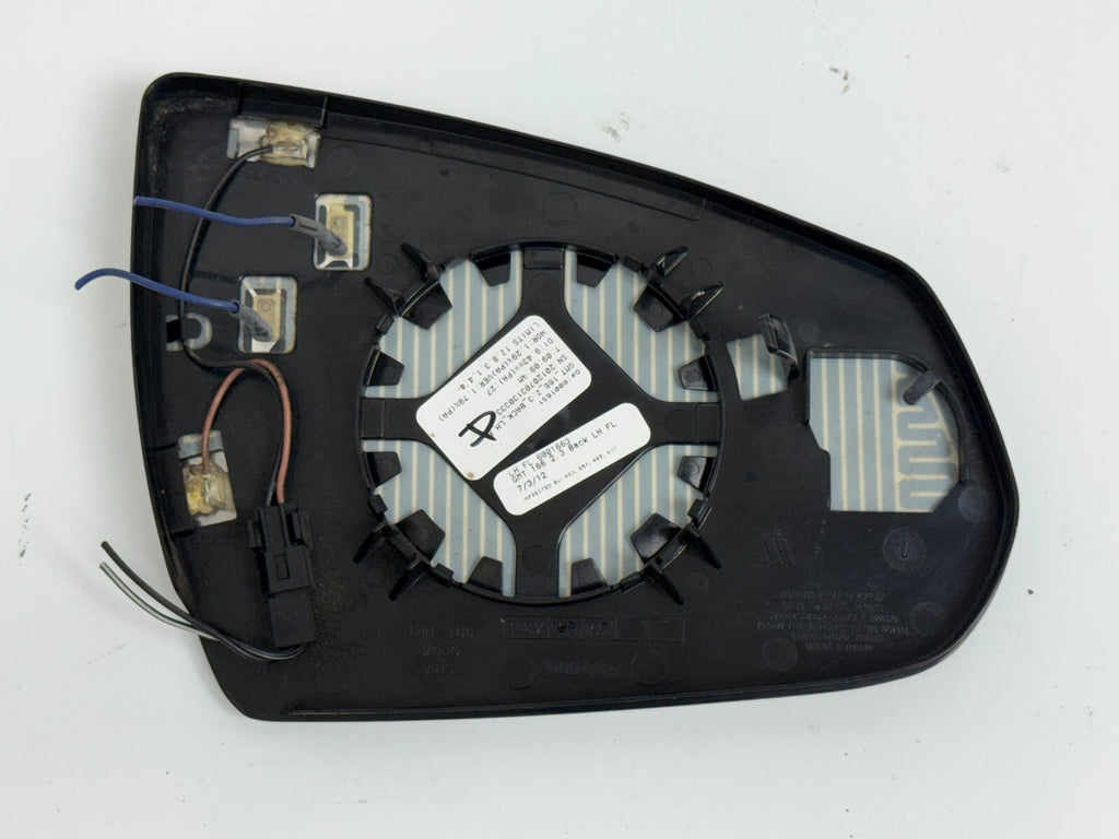 CADILLAC SRX 2012 Left Side Driver Door Heated Auto Dim Mirror Glass