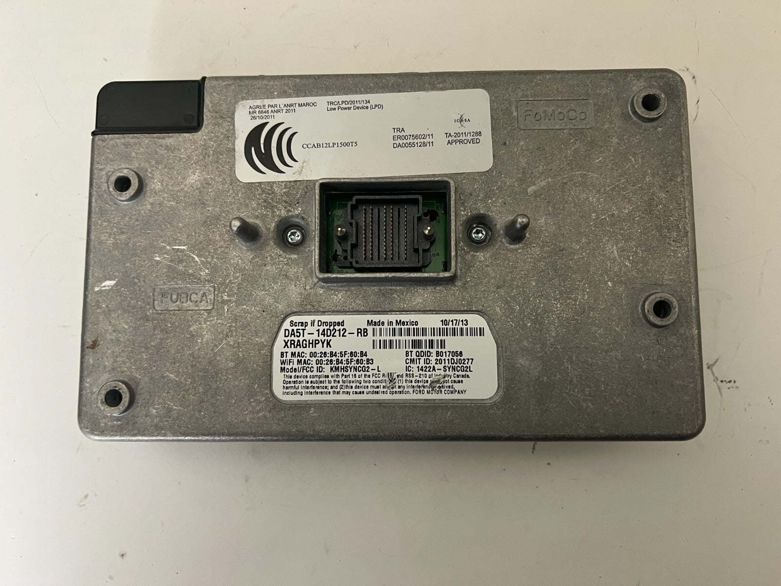 FORD Fusion 2013 SYNC Voice Control Module APIM Ds7t-14f239-br