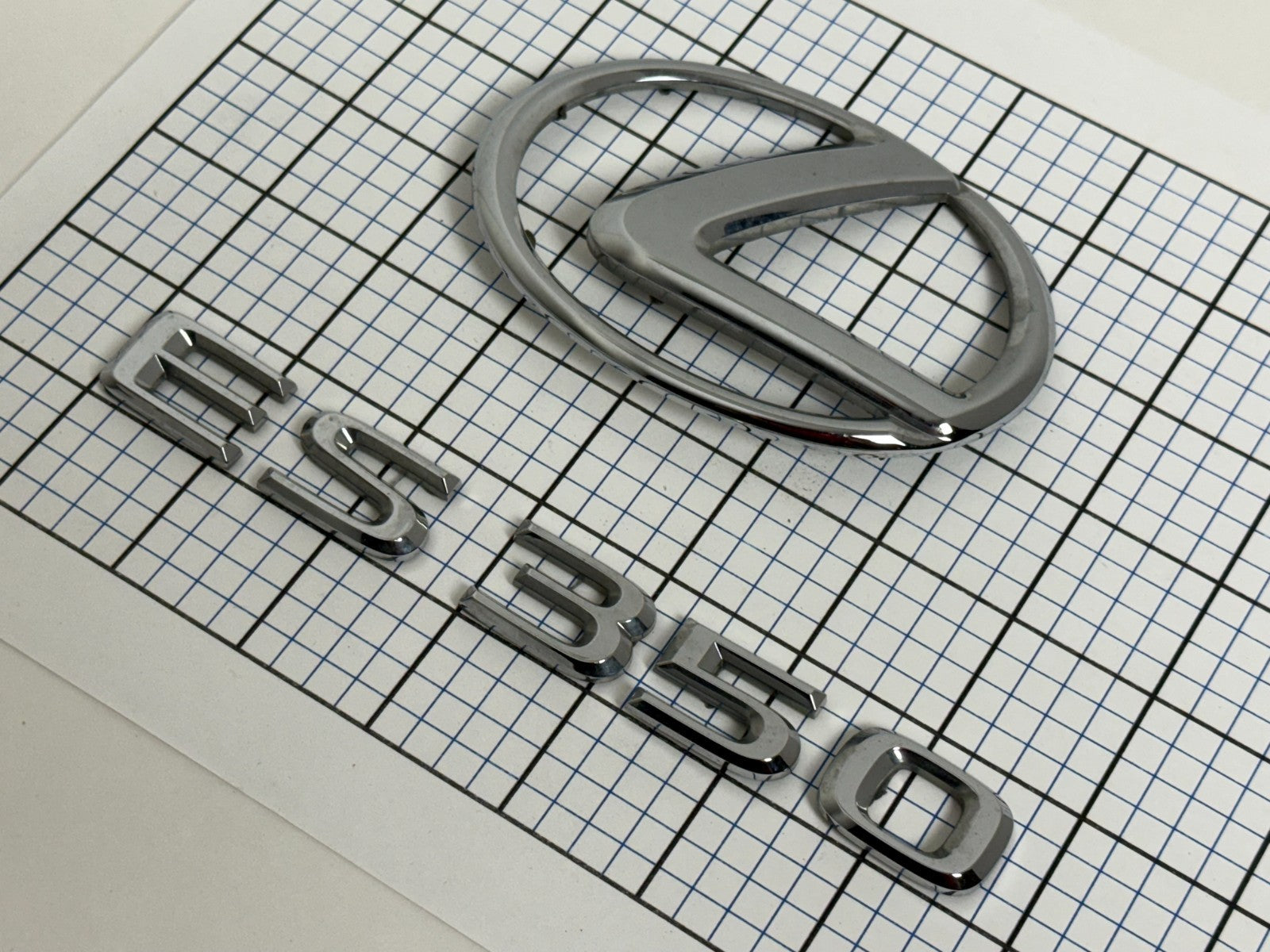 LEXUS Es350 2013-2018 Rear Trunk Emblem Logo Full Set ES 350