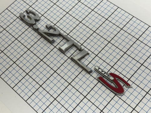 ACURA 3.2tl TYPE S 2000 - 2003 Rear Right 3.2tl "s" Logo Emblem