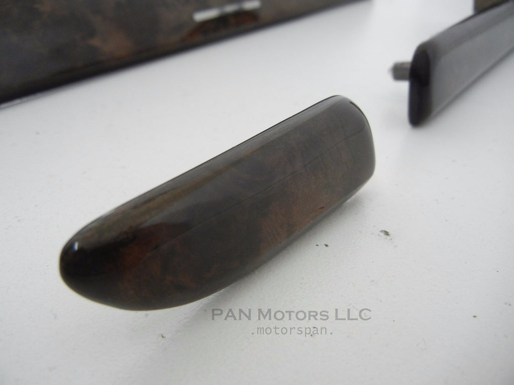 BMW X5 E53 Dash Upper Fine Wood Trim With Hinged Center Full Set