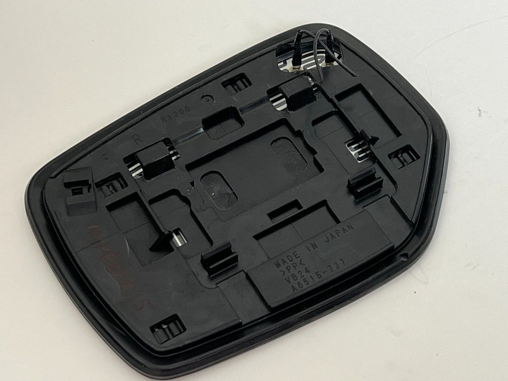 SUBARU Impreza 2015 Right Side Passenger Door Heated Mirror Glass Japan