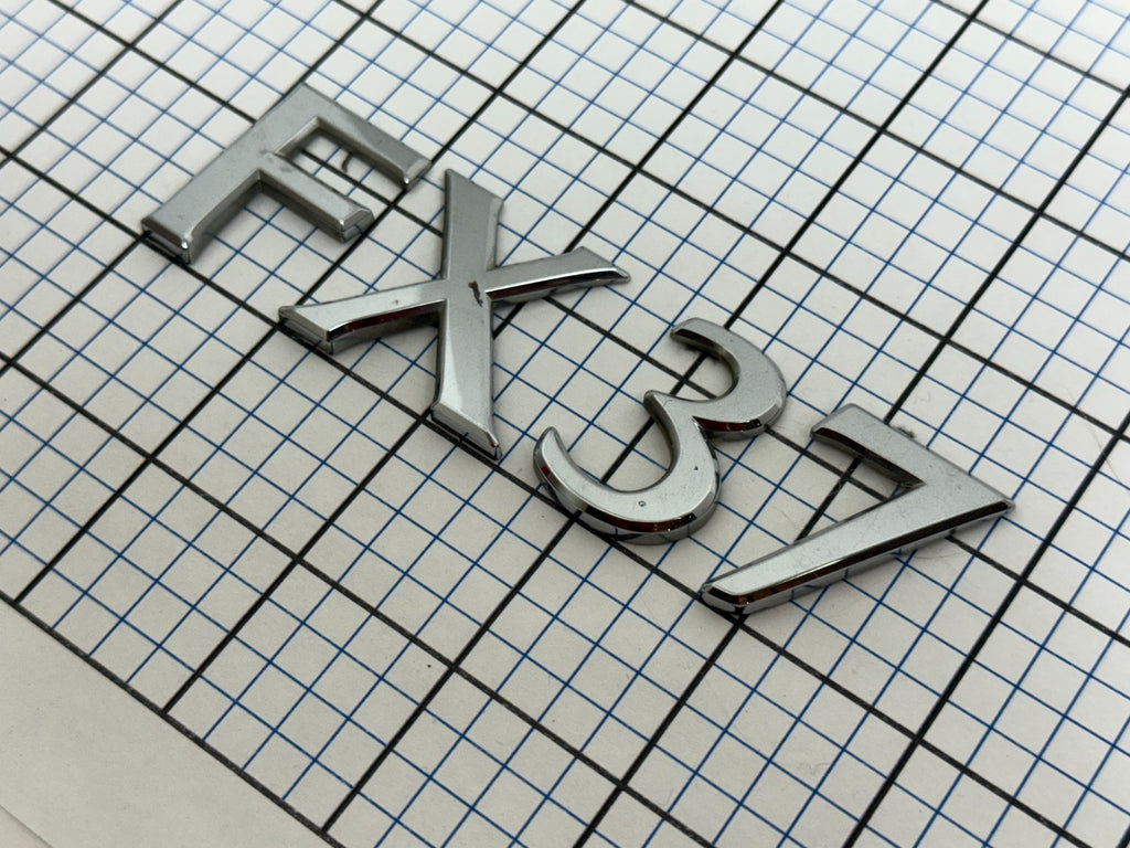 INFINITI Fx37 09- 13 Trunk Emblem Letters Set