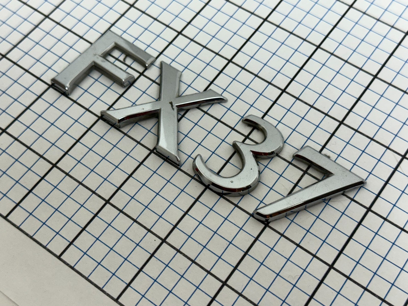 INFINITI Fx37 09- 13 Trunk Emblem Letters Set