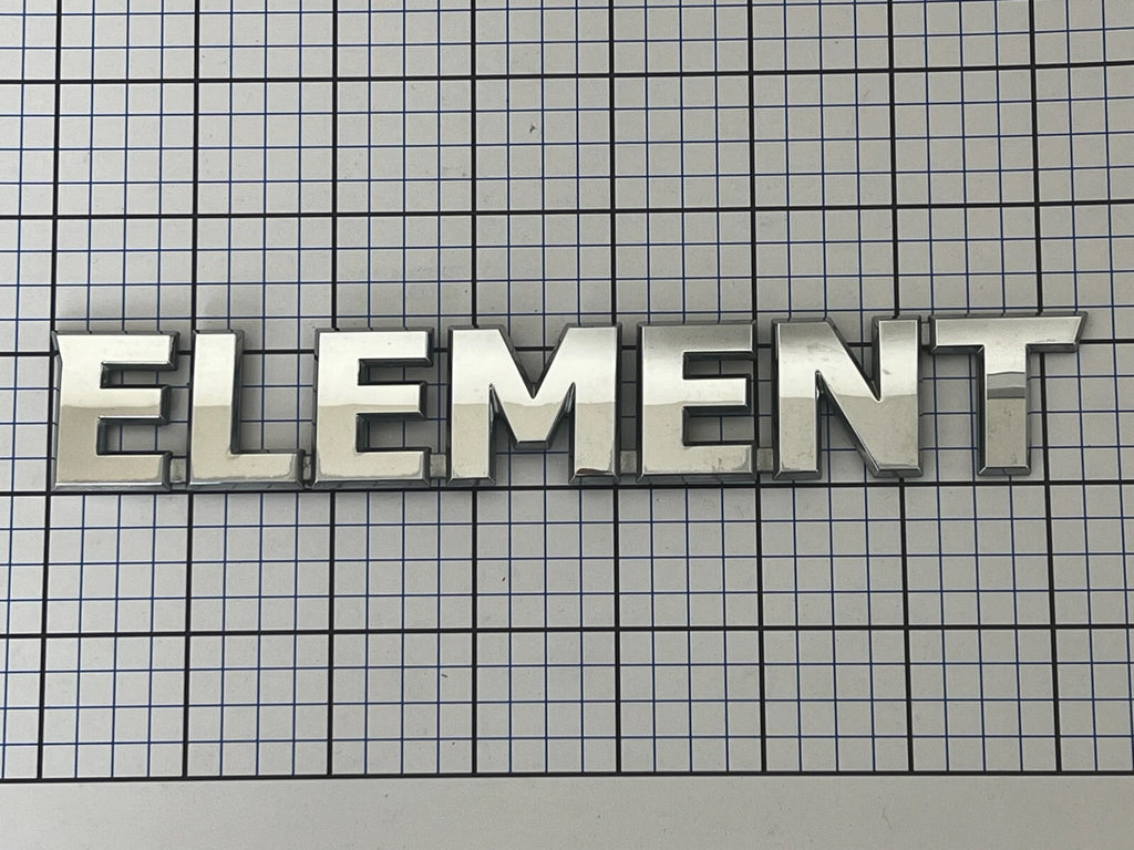 HONDA Element 2009 Rear Trunk Emblem Badge Chrome