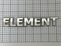 HONDA Element 2009 Rear Trunk Emblem Badge Chrome