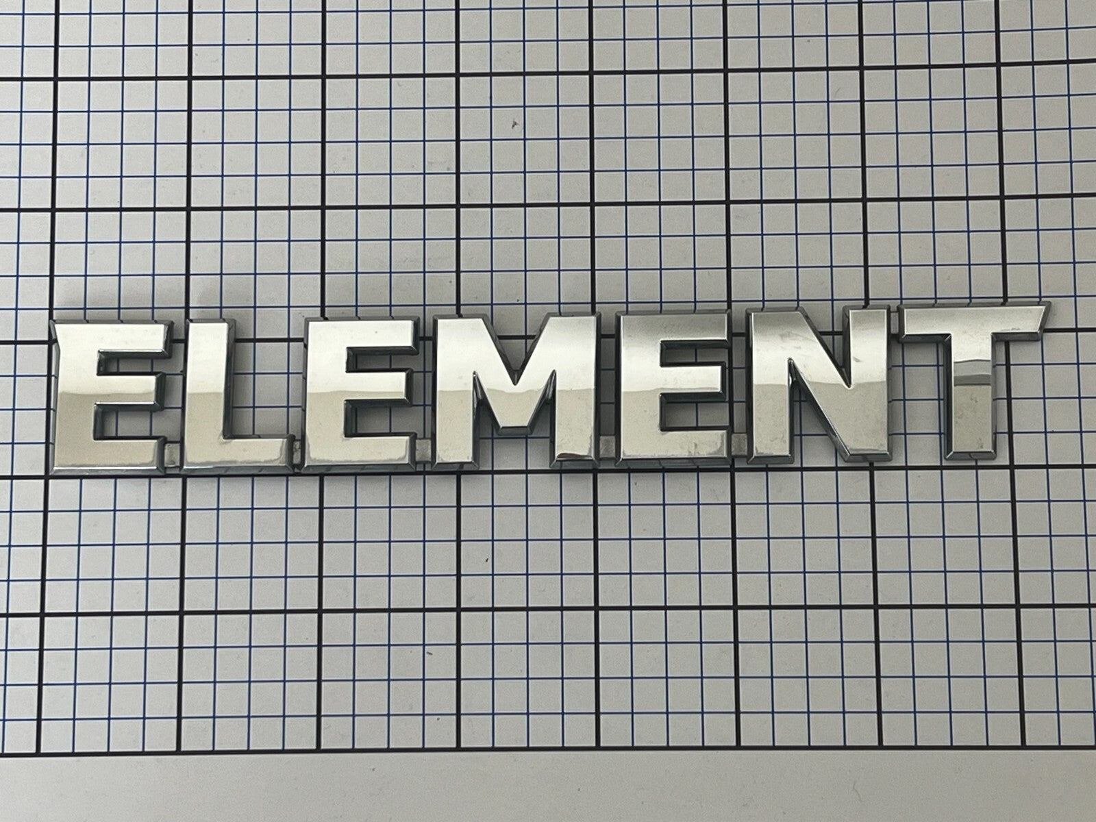 HONDA Element 2009 Rear Trunk Emblem Badge Chrome