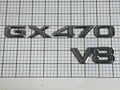 LEXUS Gx470 V8 2003 - 2009 Rear Trunk Emblem Letters Only Right Side