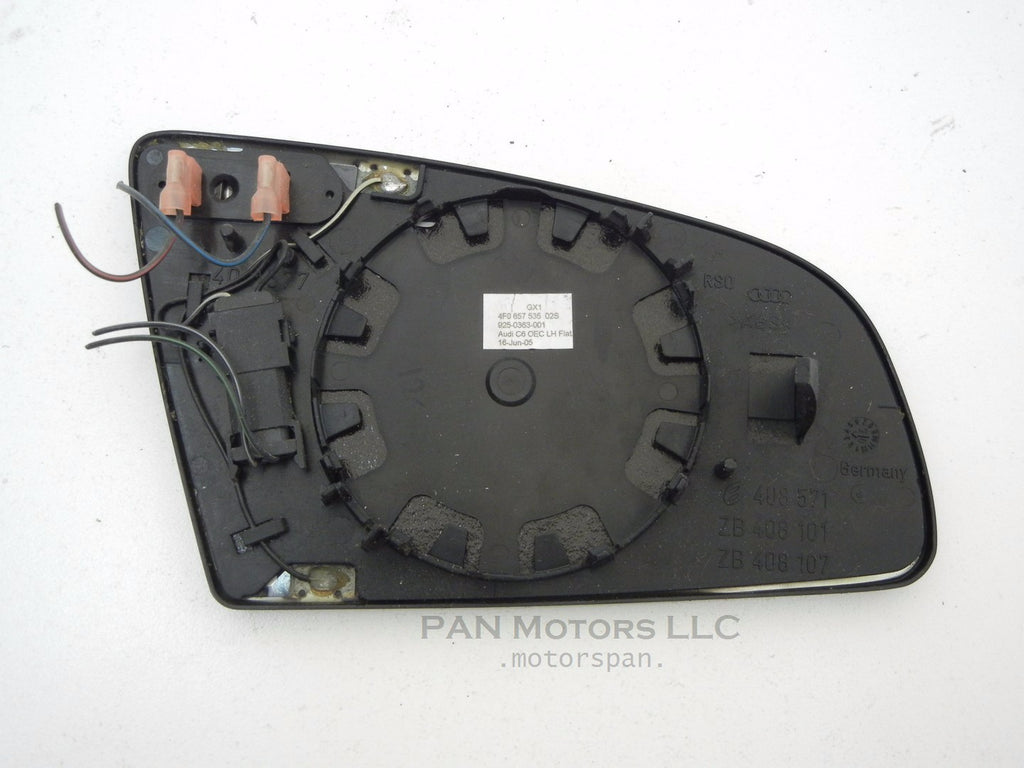 AUDI A6 S6 05 - 07 Left Driver Side Mirror Heated Auto Dim Glass 4f0857535
