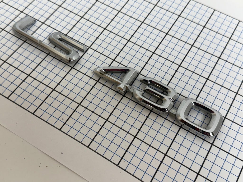 LEXUS Ls430 2001 2002 2003 Rear Trunk Emblem "ls430" Only Right Side
