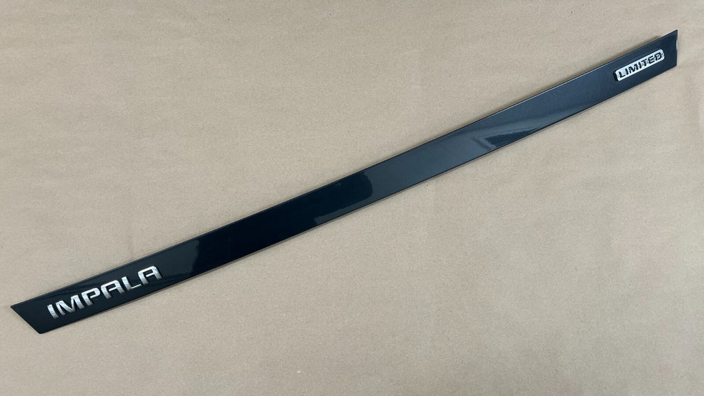 CHEVROLET Impala Limited Rear Deck Trim Trunk Molding Ashen Gray Metallic