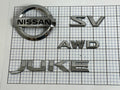 NISSAN JUKE SV AWD Trunk Liftgate Emblem Full Set