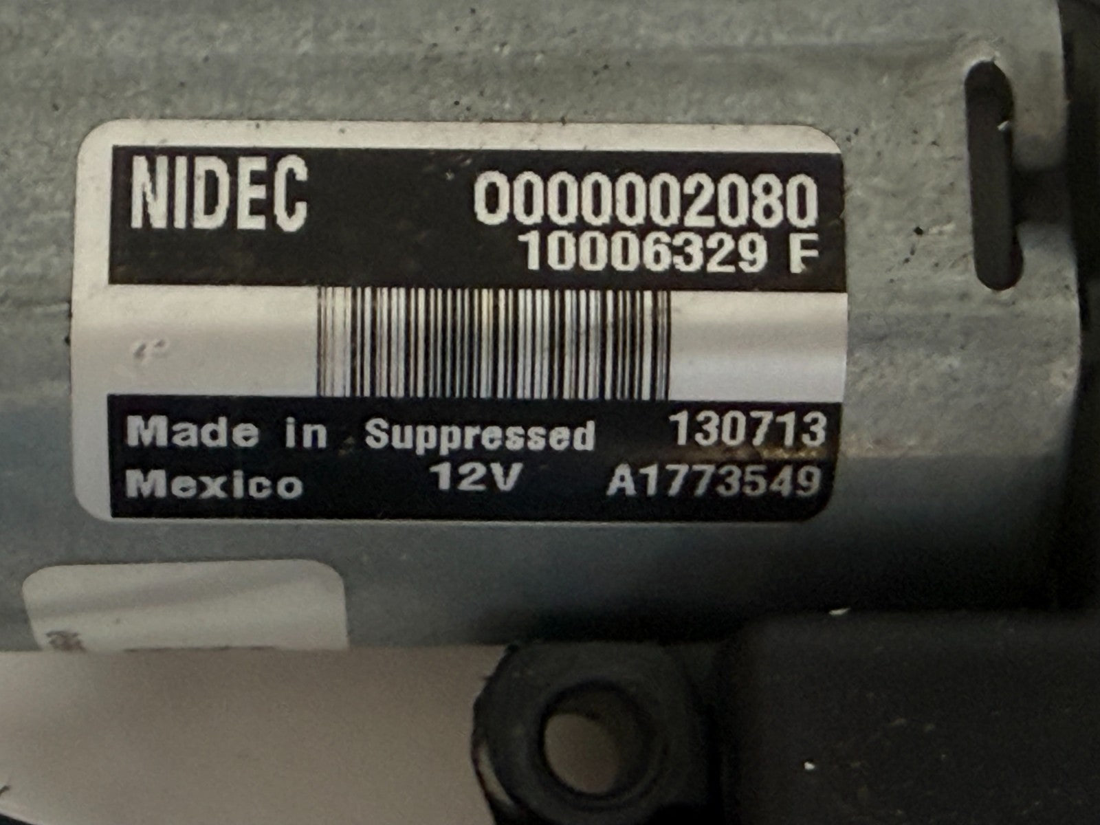 2011-2018 BMW X1 X3 X4 X5 Panoramic Sunroof Moonroof Drive Motor 67617316396