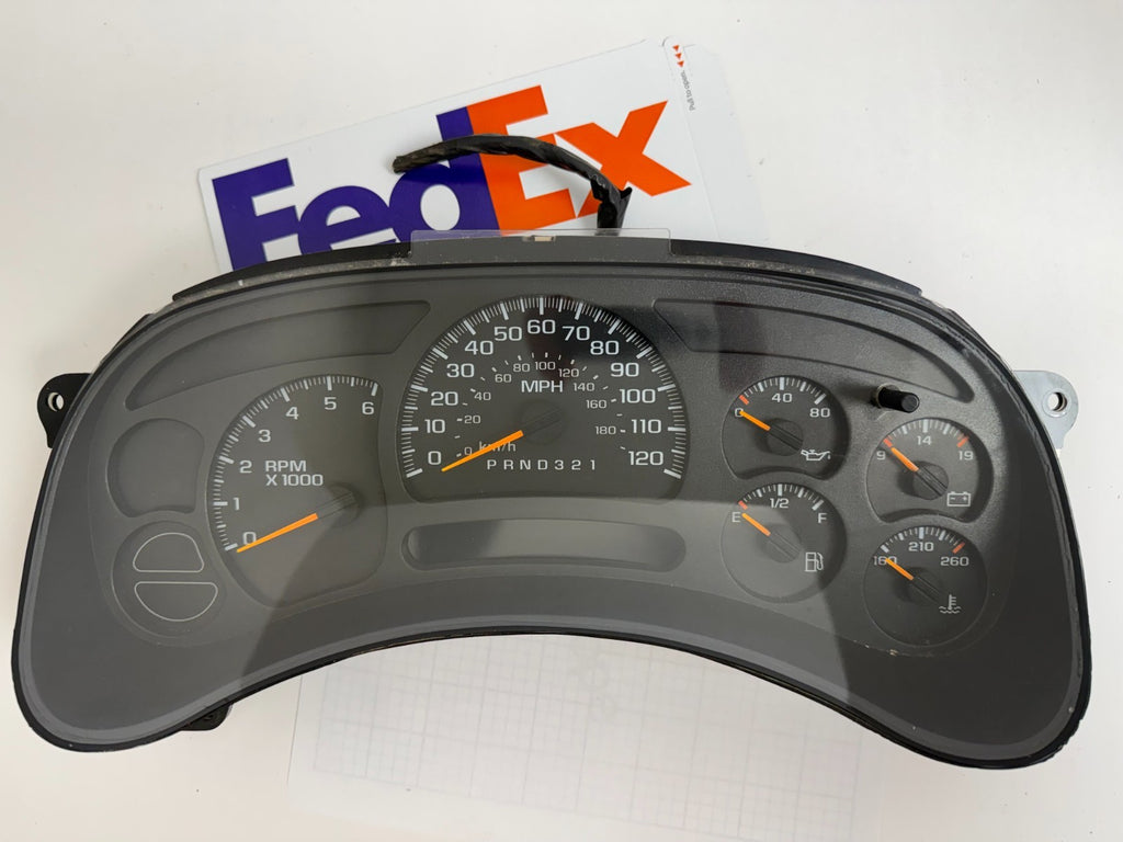 2005 Silverado Sierra Suburban Tahoe Instrument Speedometer Cluster Untested