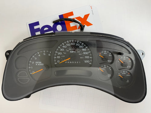 2005 Silverado Sierra Suburban Tahoe Instrument Speedometer Cluster Untested