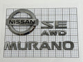 NISSAN Murano SE AWD 2003-2007 Trunk Liftgate Emblem Set