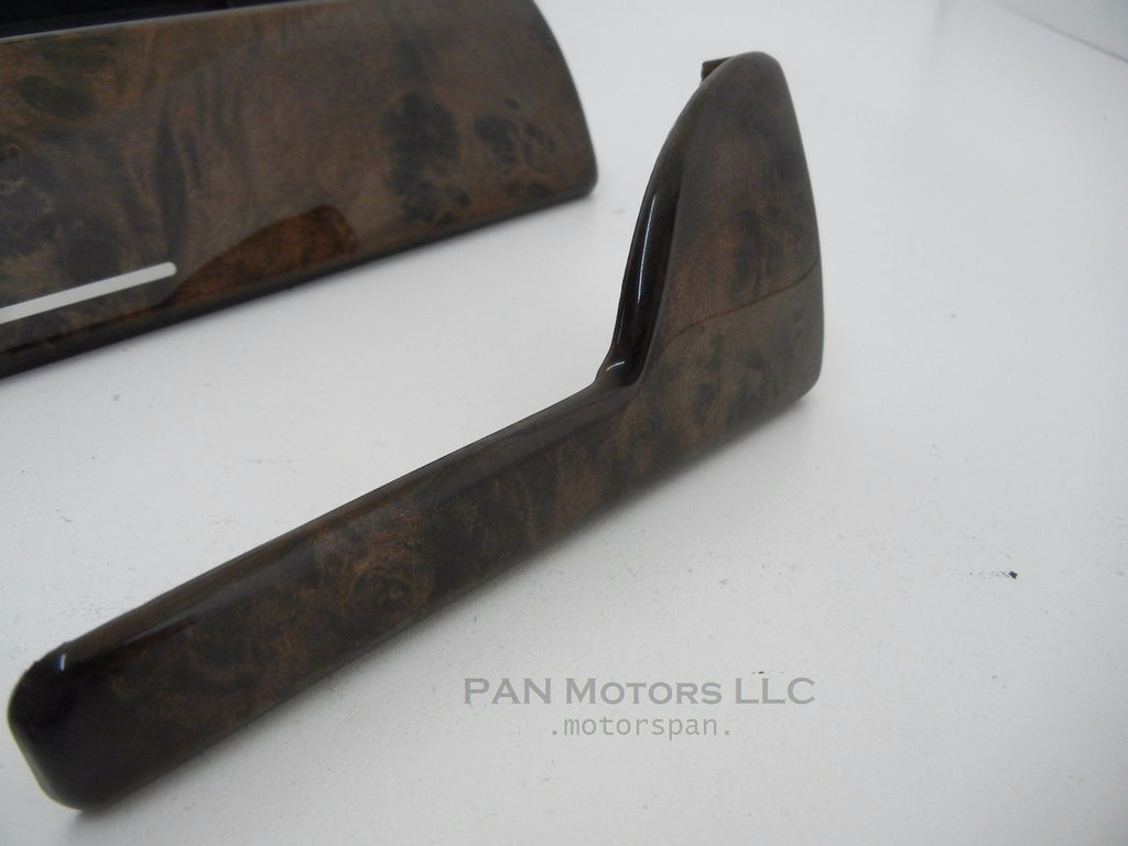 BMW X5 E53 Dash Upper Fine Wood Trim With Hinged Center Full Set
