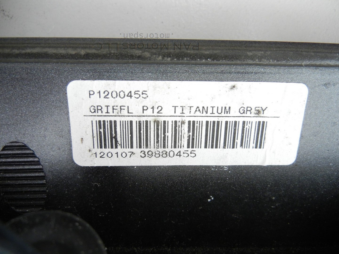 VOLVO V50 2007 Trunk Lock Hatch Handle With Lights Titanium Gray 39880455