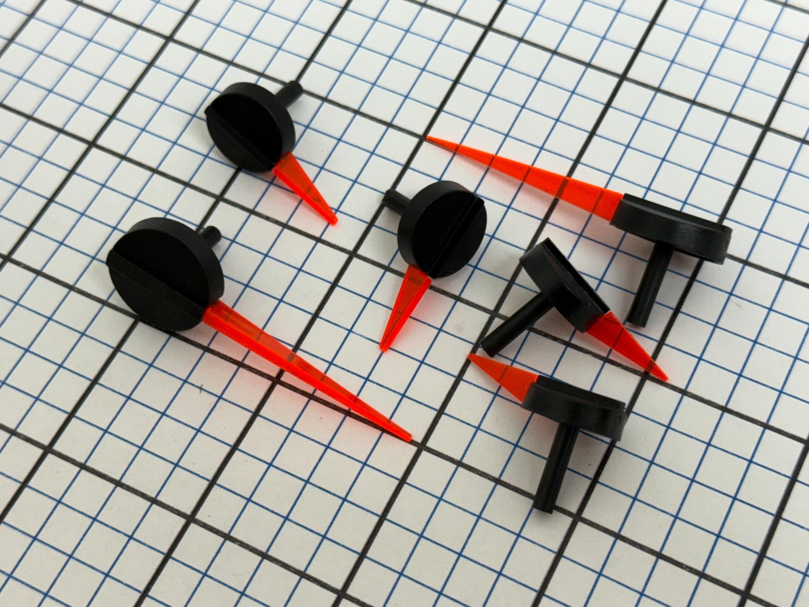 CHEVROLET Envoy Gauge Pointer Needles GM 2002 2003 20004 Black Red