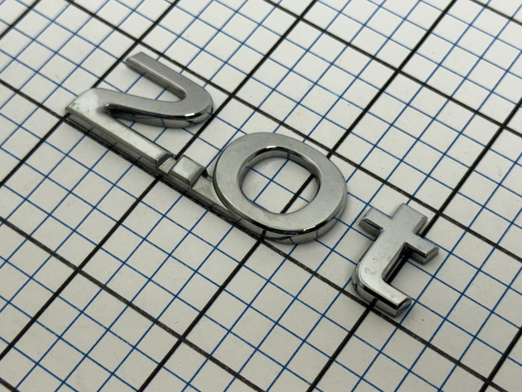 INFINITI Qx30 2015 Fender Emblem Badge 2.0t Letters