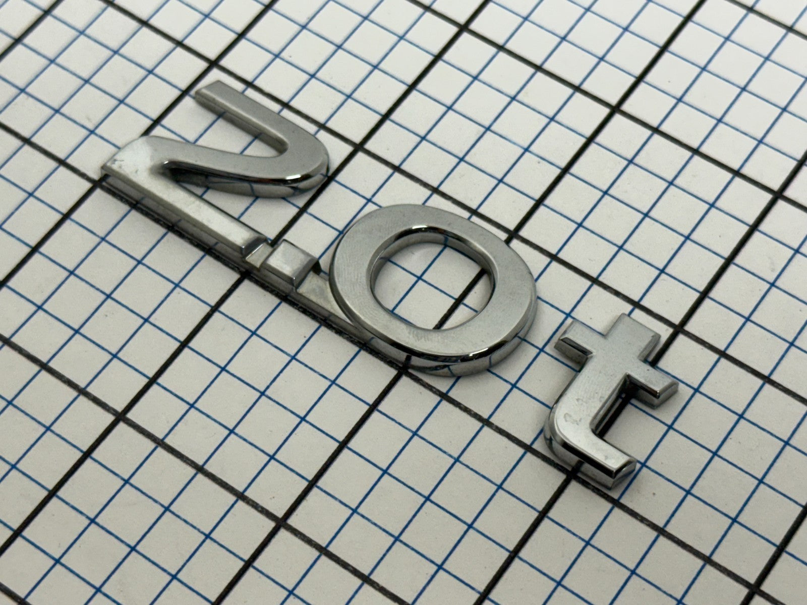 INFINITI Qx30 2015 Fender Emblem Badge 2.0t Letters