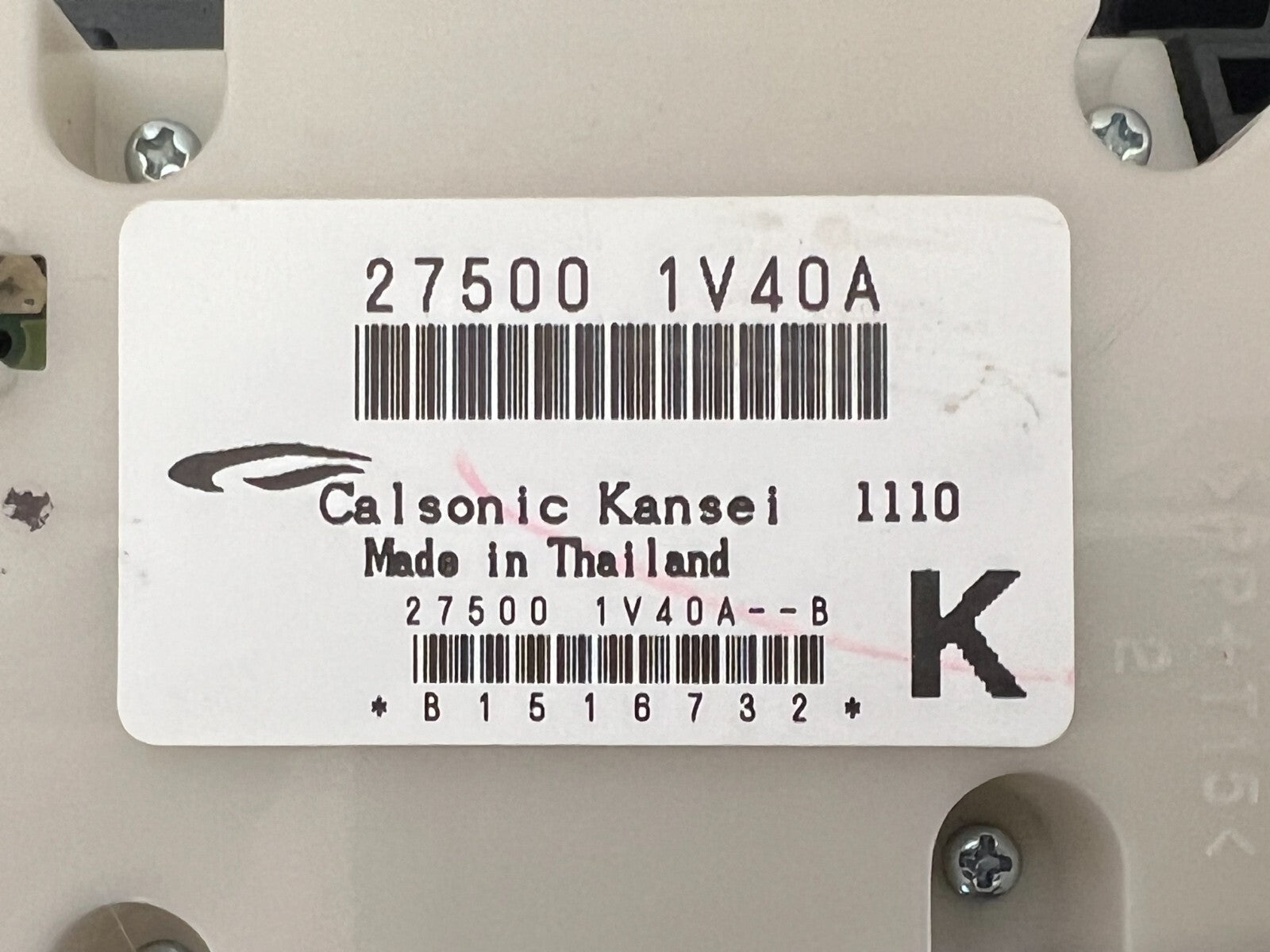 NISSAN Murano AC Heat Climate Temp Control Module 27500 1v40a 10 11 12 13 14