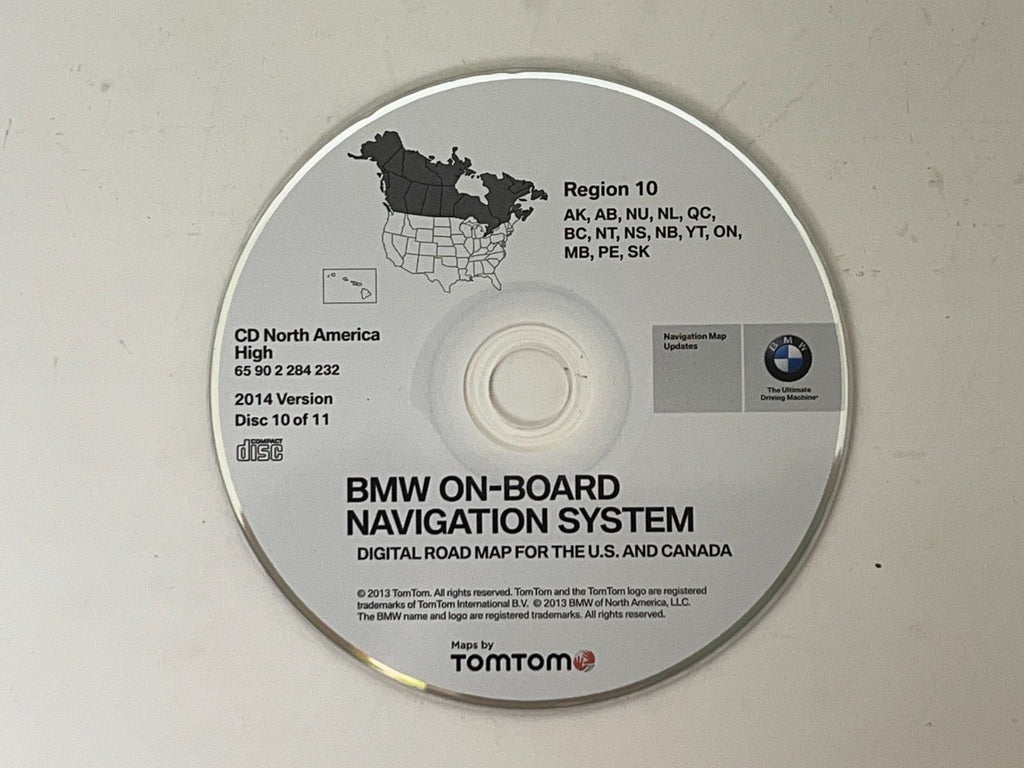 01 02 03 BMW 740i 745i 740il 745li X5 Navigation DISC 2014 CD 10 AK Canada