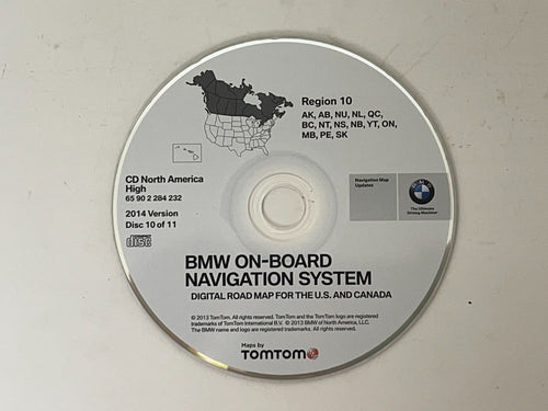 01 02 03 BMW 740i 745i 740il 745li X5 Navigation DISC 2014 CD 10 AK Canada