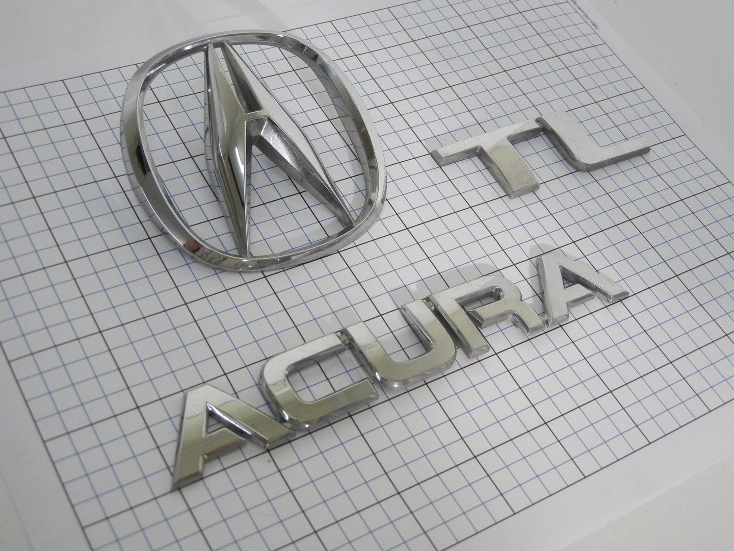 ACURA TL 2004 Trunk Emblem Logo Full Set 75701-sep-a00