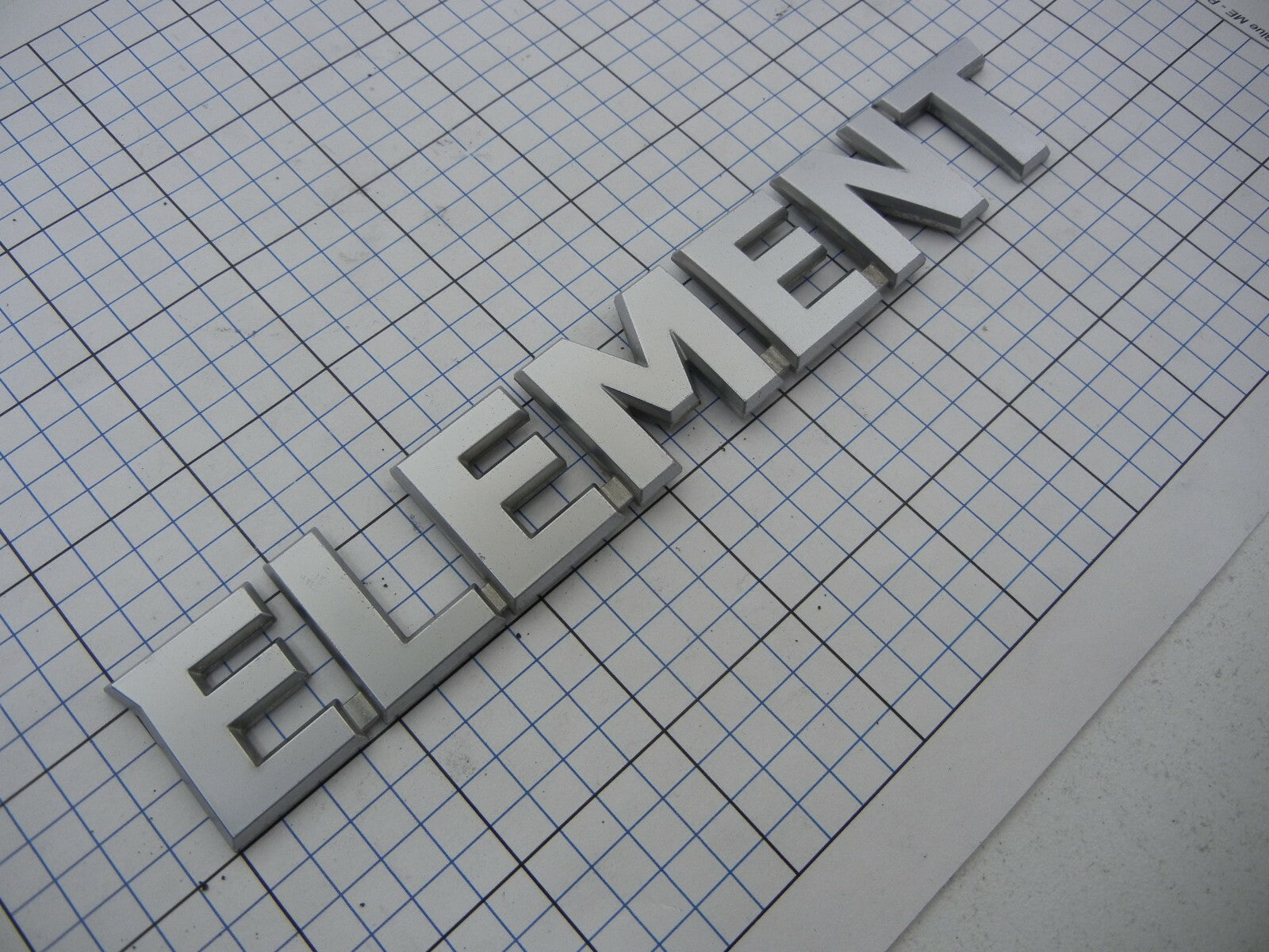 HONDA Element 2003 - 2008 Rear Trunk Emblem Badge Satin