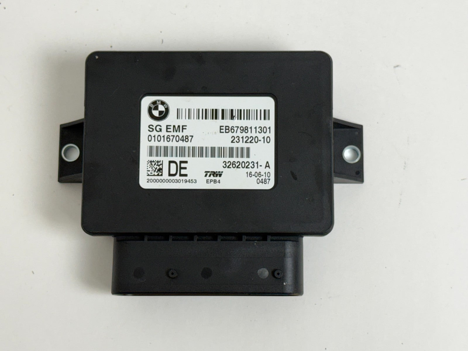 BMW 5 Series F10 2011 - 2016 REAR EMF Parking Brake Control Module 32620231-a