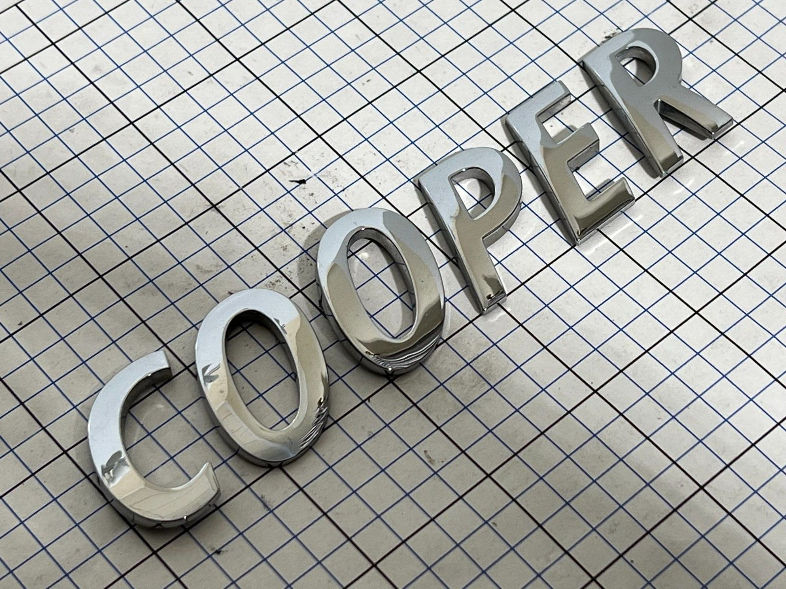 MINI Cooper Trunk Emblem Letters Set